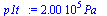 `+`(`*`(0.200e6, `*`(Pa_)))