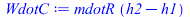 `*`(mdotR, `*`(`+`(h2, `-`(h1))))
