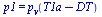 p1 = p[v](`+`(T1a, `-`(DT)))