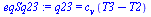 q23 = `*`(c[v], `*`(`+`(T3, `-`(T2))))