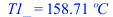 T1_ = `+`(`*`(158.7099889, `*`(�C)))