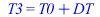T3 = `+`(T0, DT)